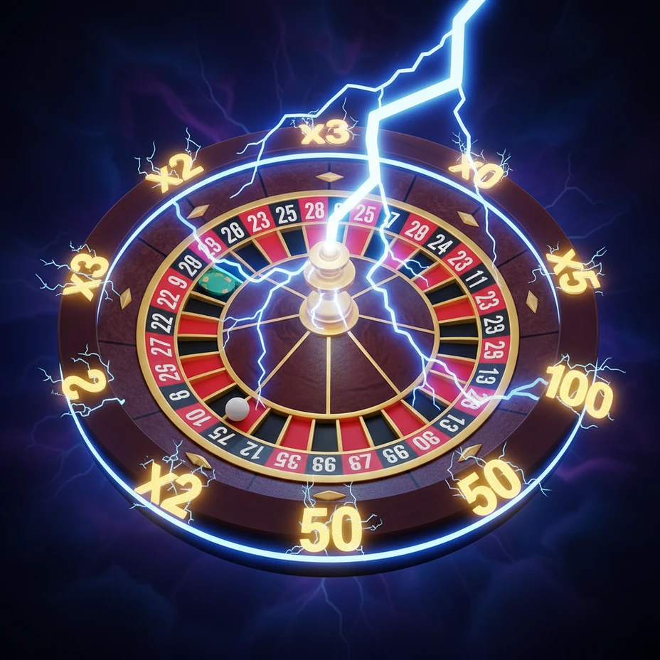 Lightning Roulette sur Instant